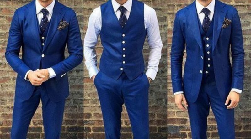 Blue Prom Suits For Party